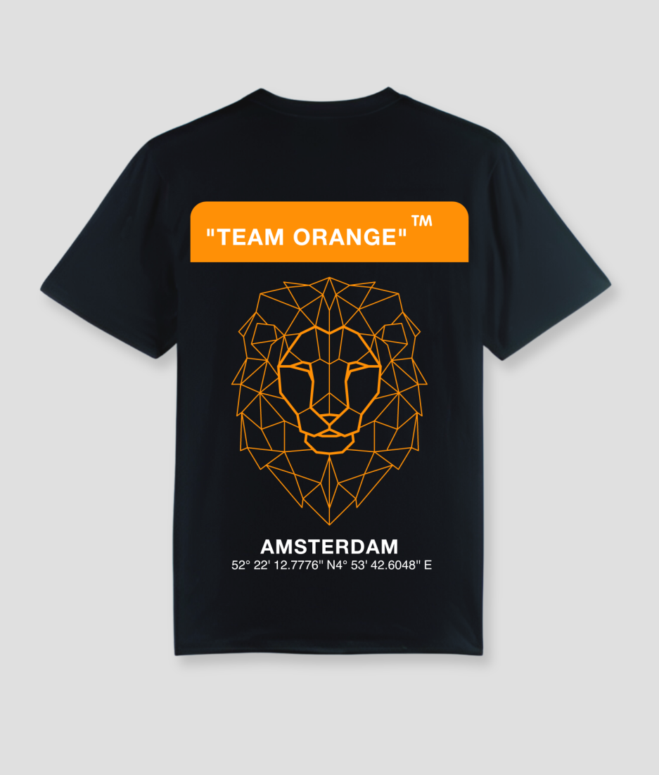Nederland tshirt team orange