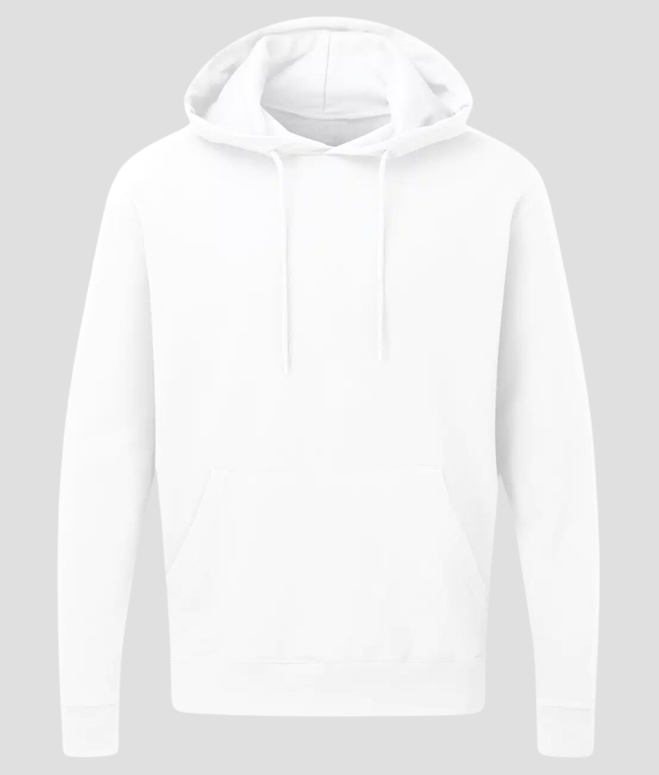 voorkant hoodie wit - festival kleding - rave kleding - techno kleding