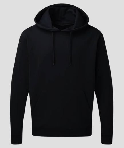 voorkant hoodie zwart - dikke zwarte hoodie - hoodie pepschep