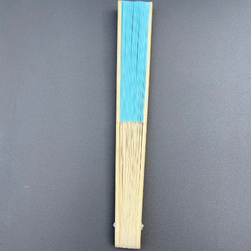 bamboe festival waaier blauw