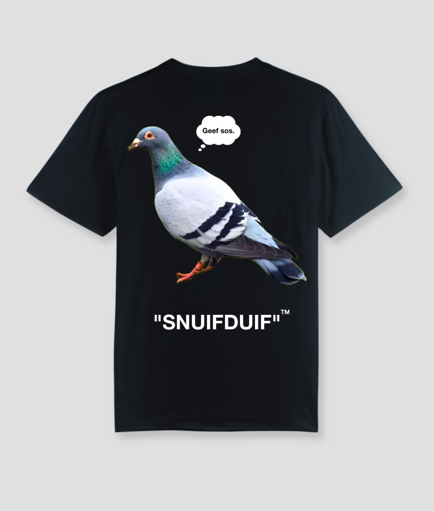 duif tshirt - festival tshirt - rave kleding stijl