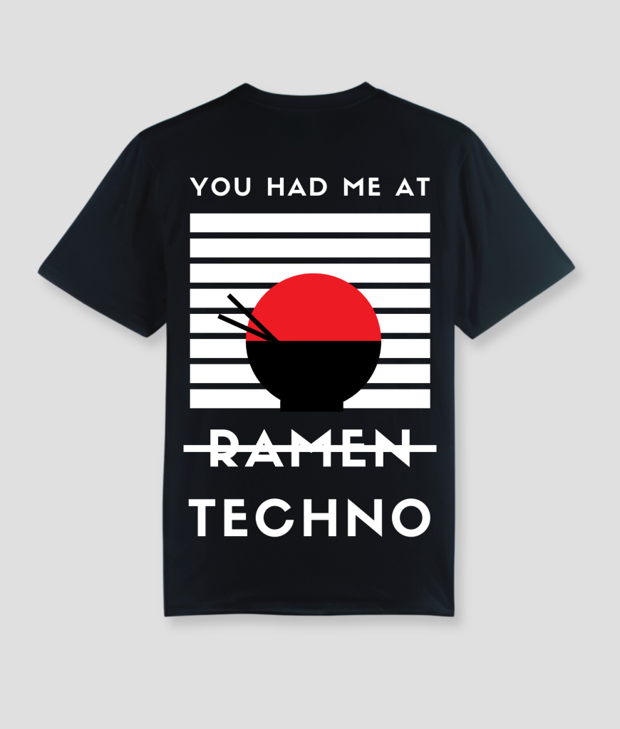 ramen tshirt - beste festival kleding. kleding voor op een rave