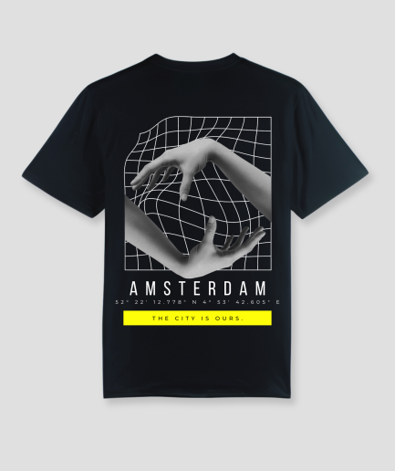 the city is ours amsterdam - amsterdam coördinaten tshirt