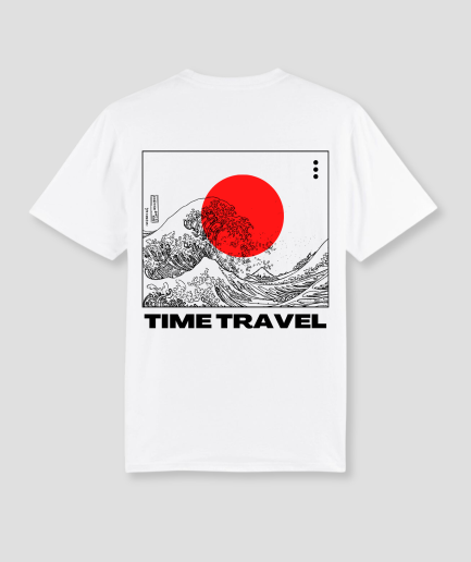 time travel tshirt - techno accessoires voor iedere rave festival