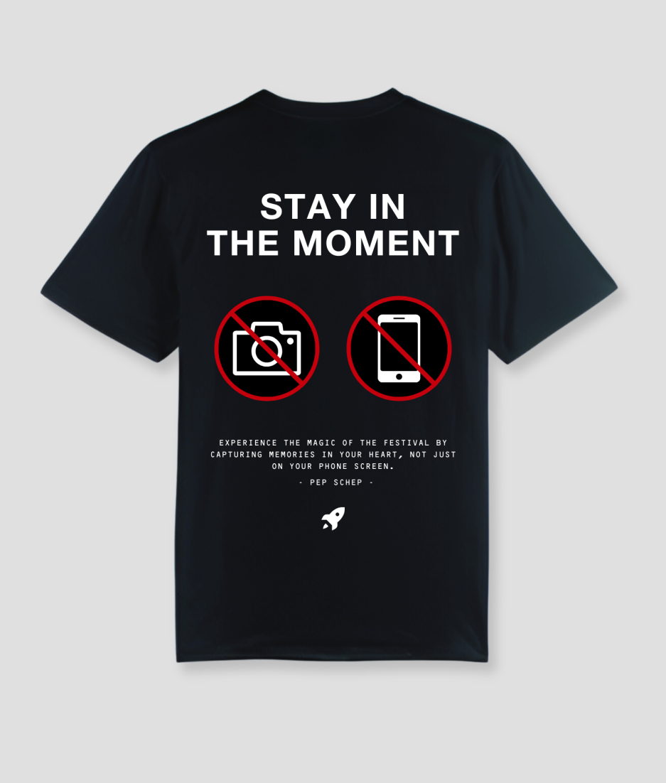 stay in the moment - festival kleding - techno tshirt