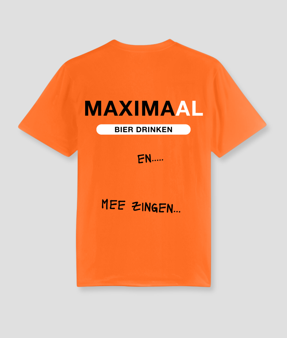 Oranje koningsdag kleding - tshirt oranje