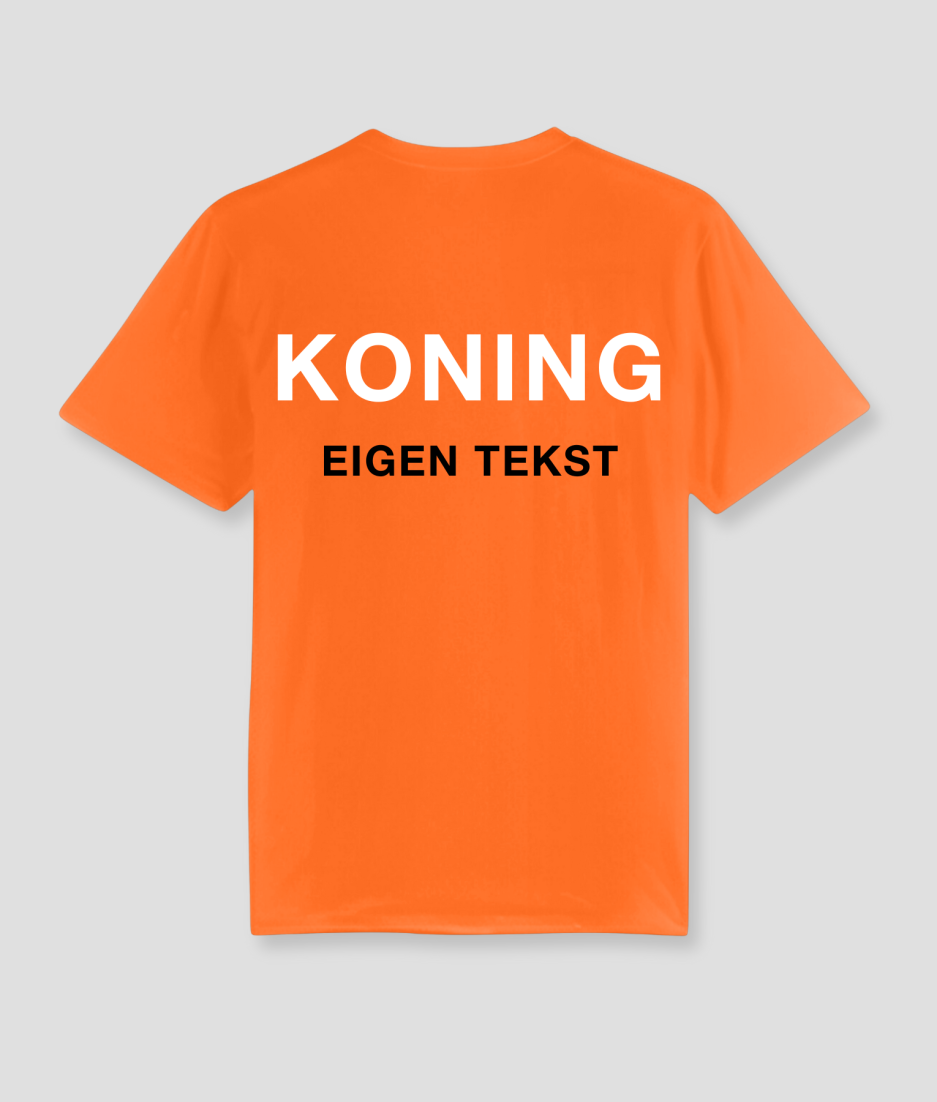 kingsday kleding unisex oranje