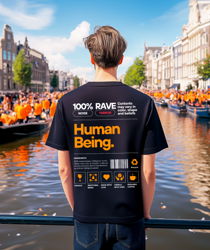 100% rave normaal shirt