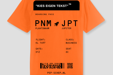 Boardingpass koningsdag - kleding oranje