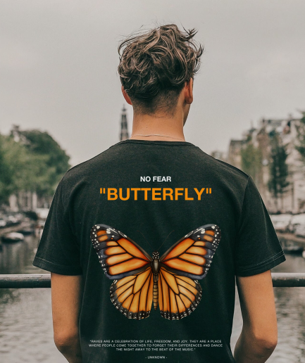 Butterfly tshirt koningsdag