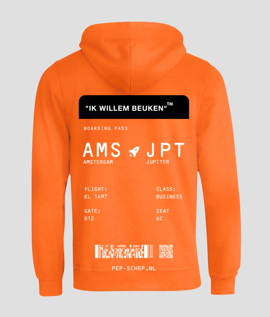 Ik willem hoodie kingsday koningsdag