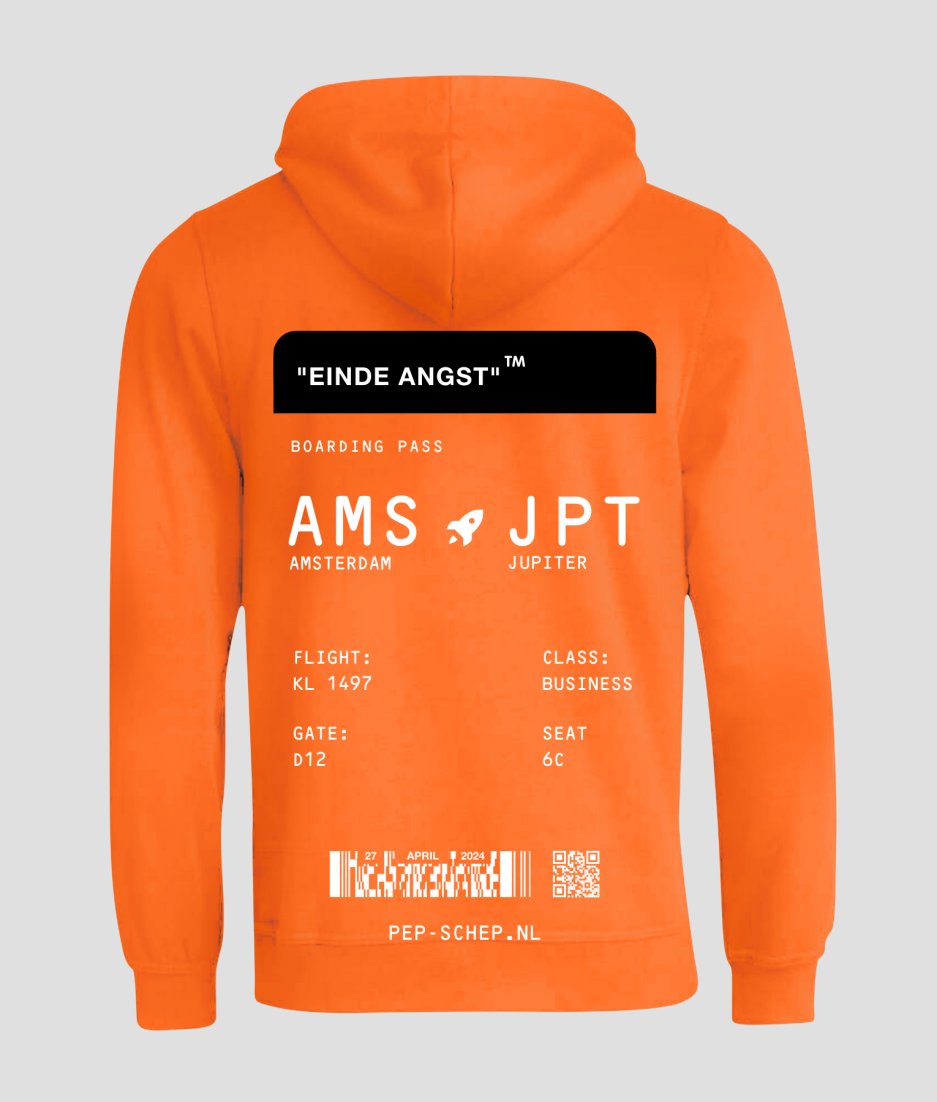 Kingsday hoodie kleding - oranje hoodie