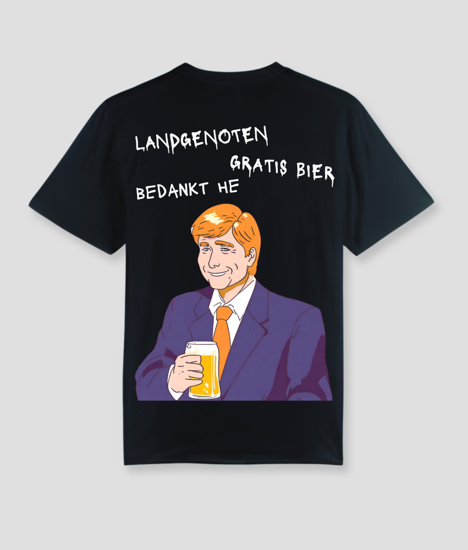 Koningsdag tshirt willem oranje kingsday