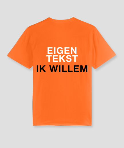 Koningsdag tshirts oranje