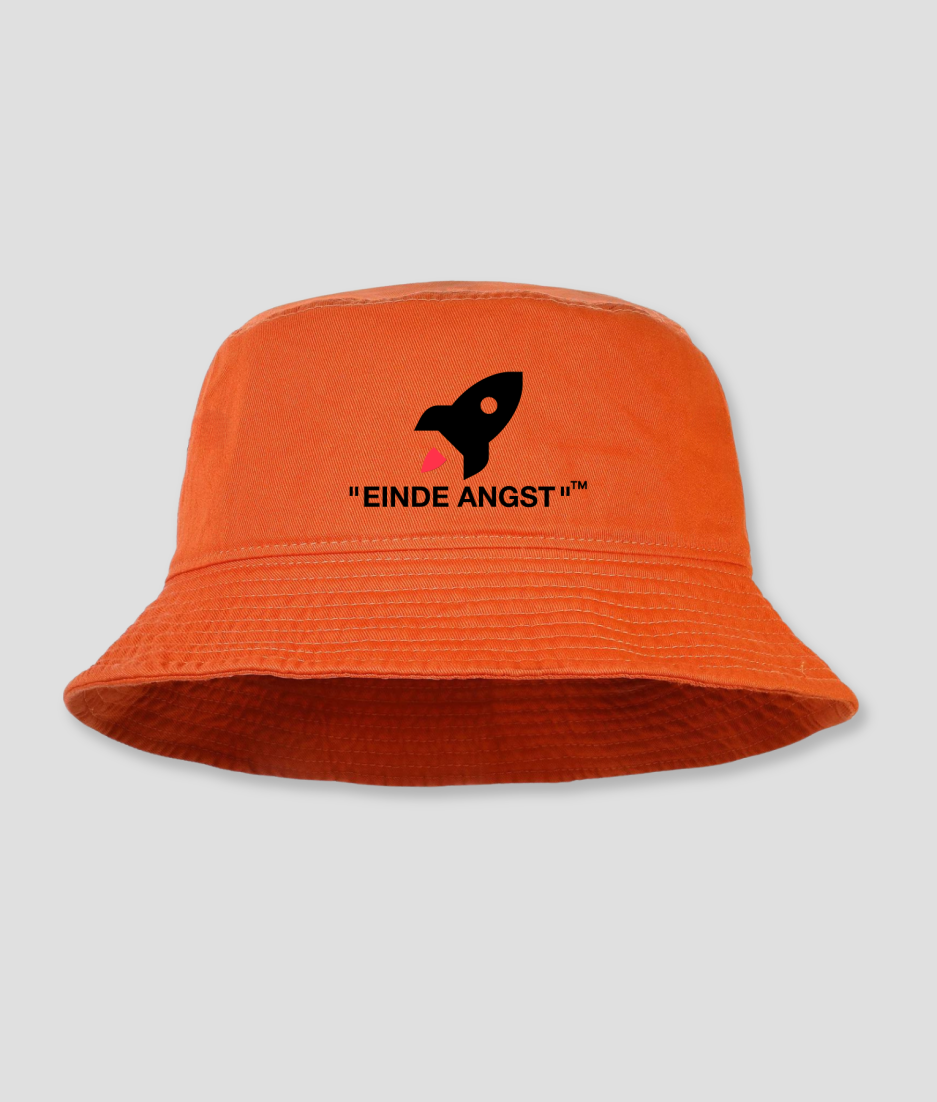 Oranje buckethat - festival bucket hat
