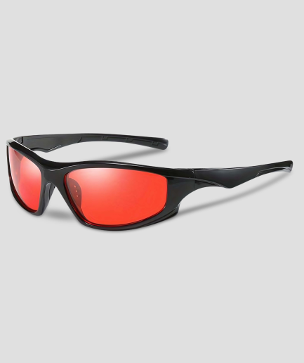 Rave bril - rode glazen - spacebril