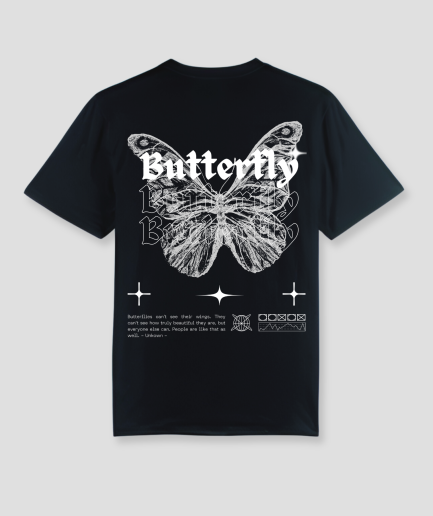 Butterfly kleding tshirt festival