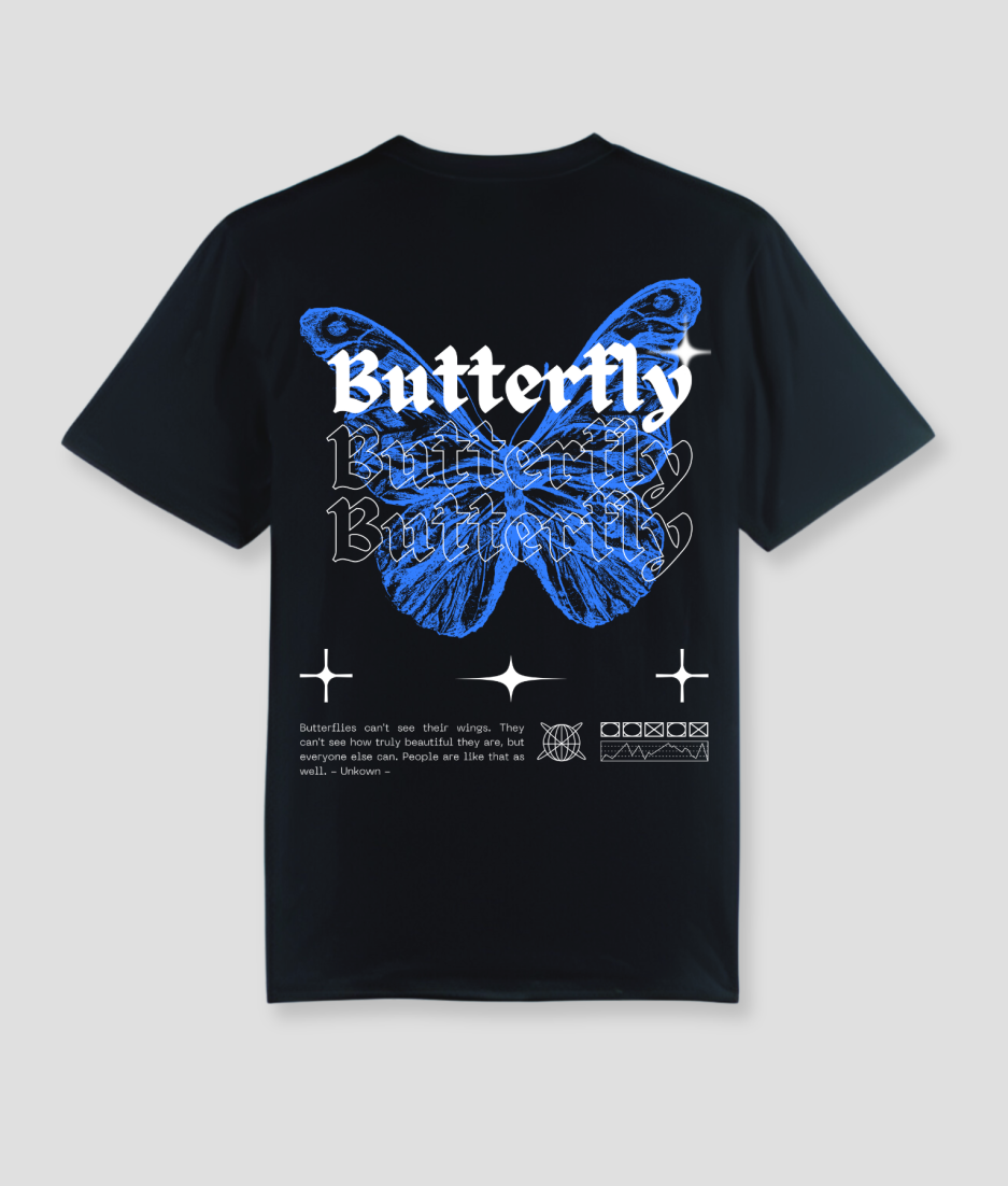 vlinder tshirt