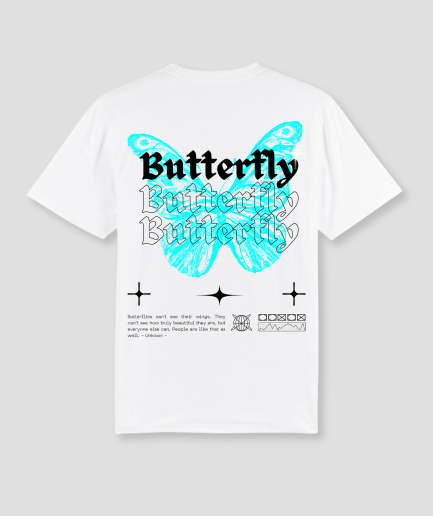 vlinder techno kleding