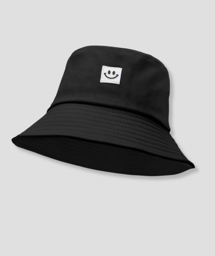 Smiley bucket hat