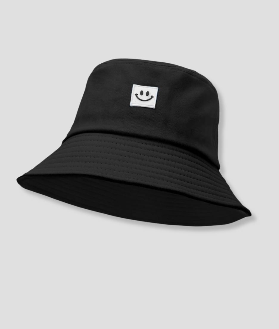 Smiley bucket hat