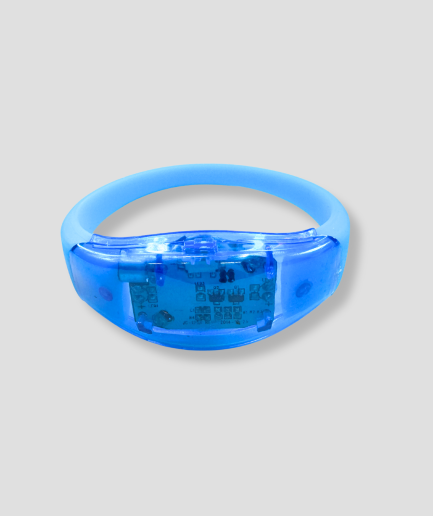 Sound activated led armbanden