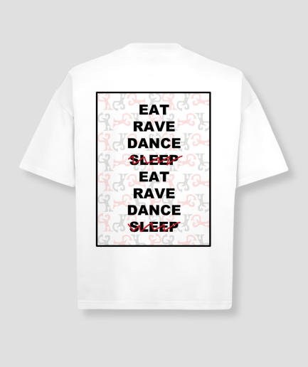 eat rave dance oversized