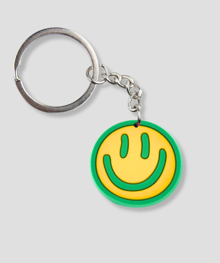 gele smiley sleutelhanger