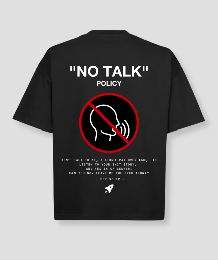 no talk oversized