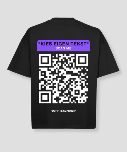 oversized qrcode shirt