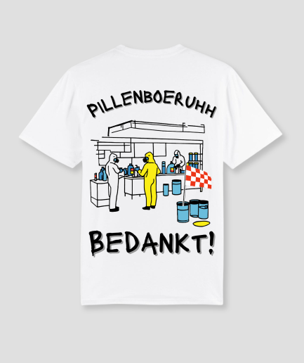 pillenboeren bedankt wit