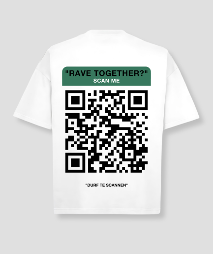 qr code oversized shirt