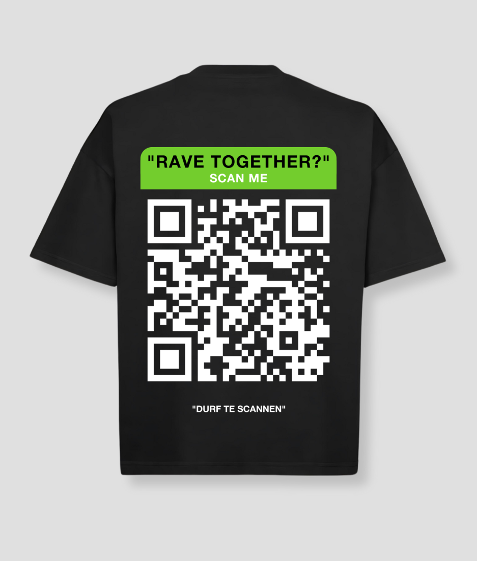 shirt met qr code er op