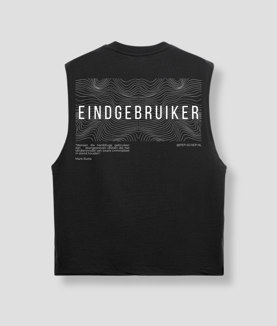 eindgebruiker techno tanktop