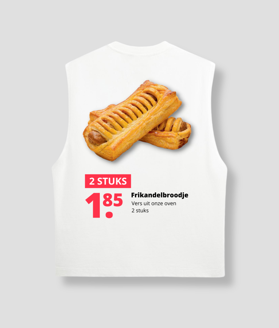 frikandelbroodje tanktop