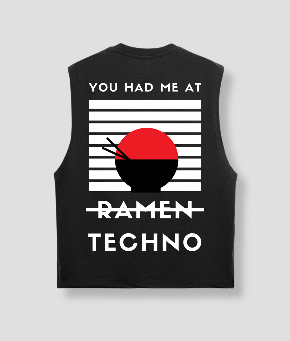 ramen techno tanktop