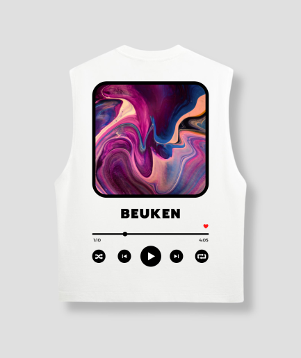 witte tanktop eigen tekst