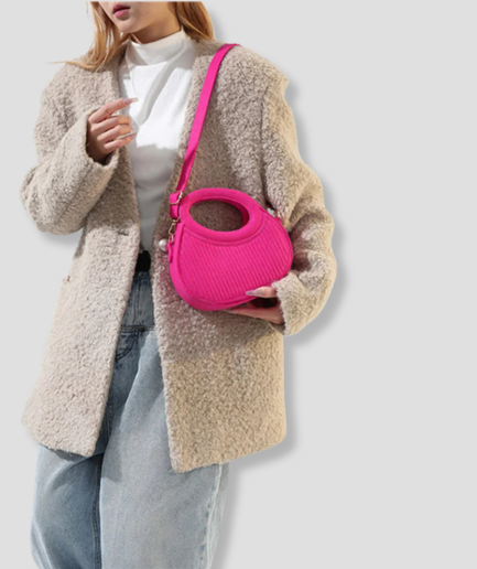 roze designer tas festivals