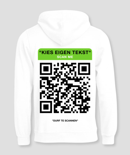 groenen qr code hoodie