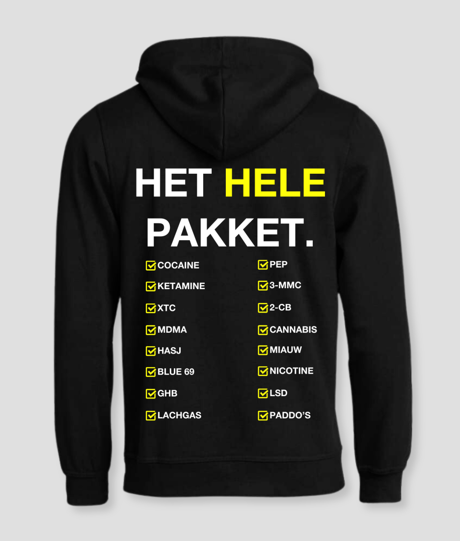 het hele pakket hoodie