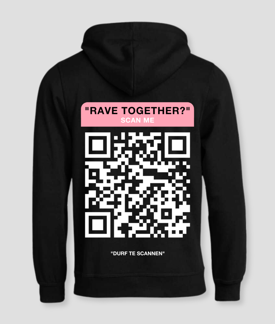 hoodie met qr code