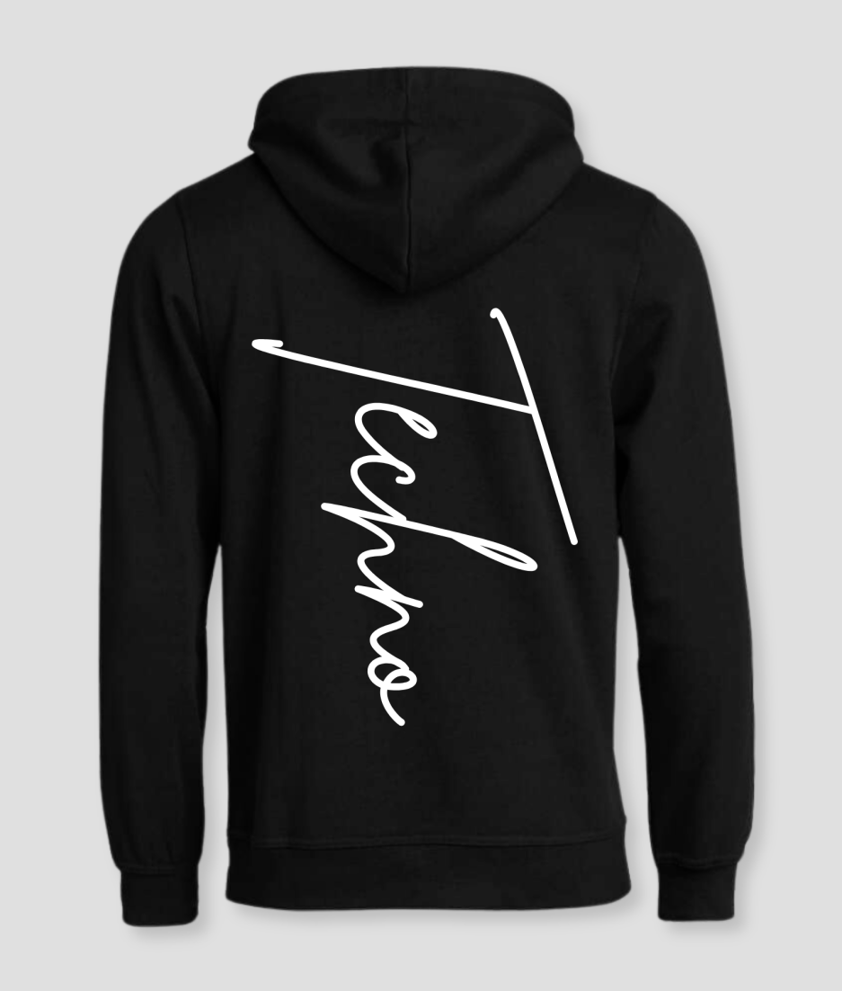 hoodie techno print