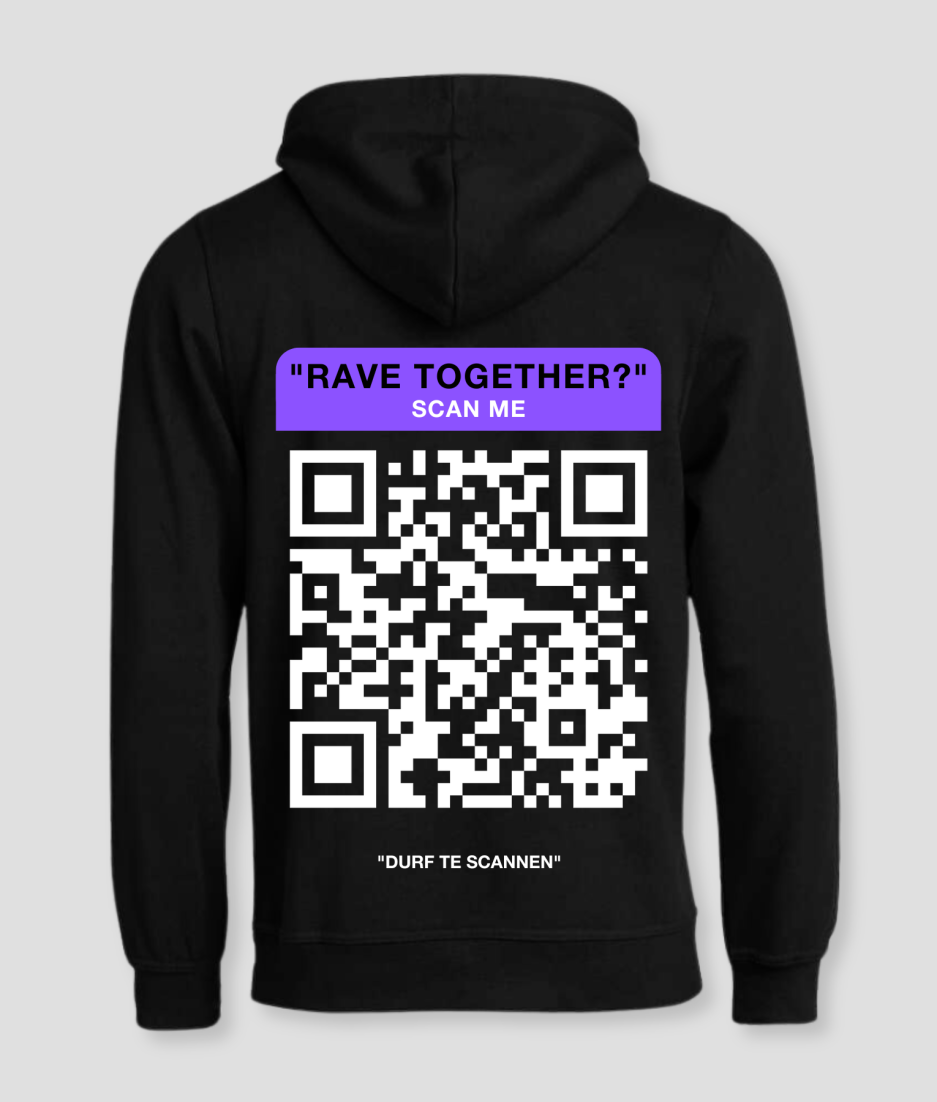 qr code social media kleding