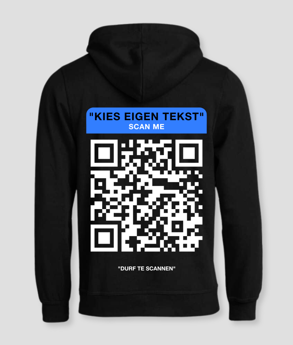 scan me qr hoodie