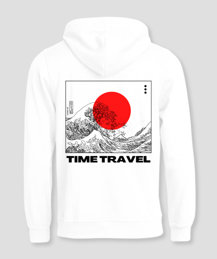 witte japanse hoodie