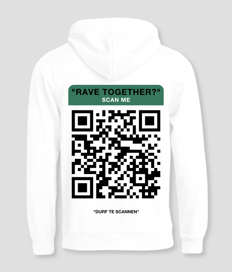 witte promo hoodie qr