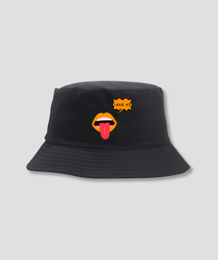 Zwarte buckethat - grappig koningsdag hoedje- koningsdag buckethat