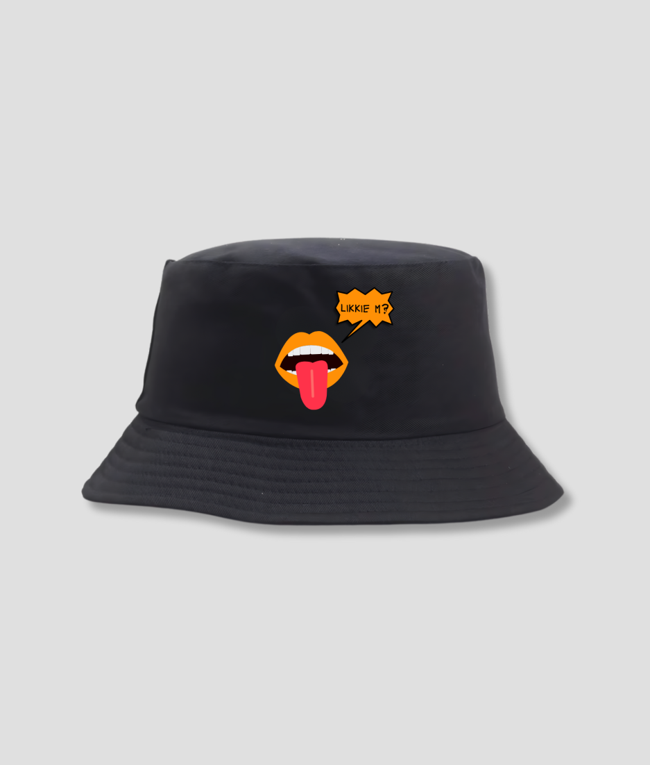 Zwarte buckethat - grappig koningsdag hoedje- koningsdag buckethat