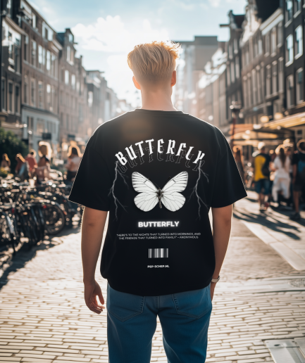 butterfly thunder techno oversized