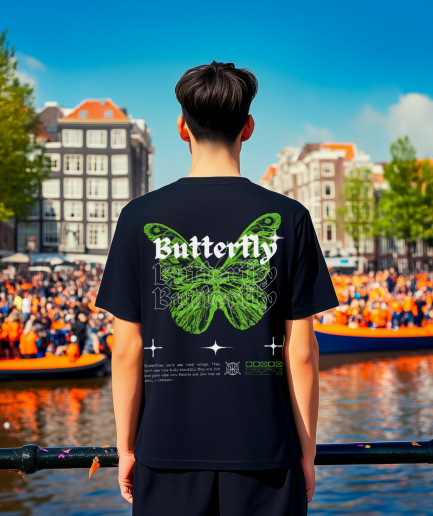 groene butterfly papillon